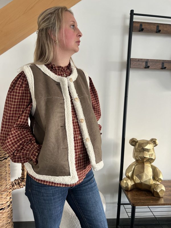 Gilet sans manches Kaki