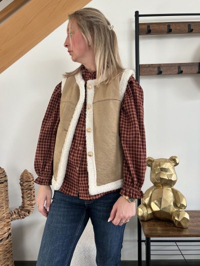 Gilet sans manches beige Gilet sans manches beige