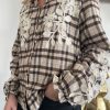 blouse femme à carreaux