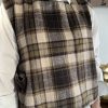 pull sans manches kaki