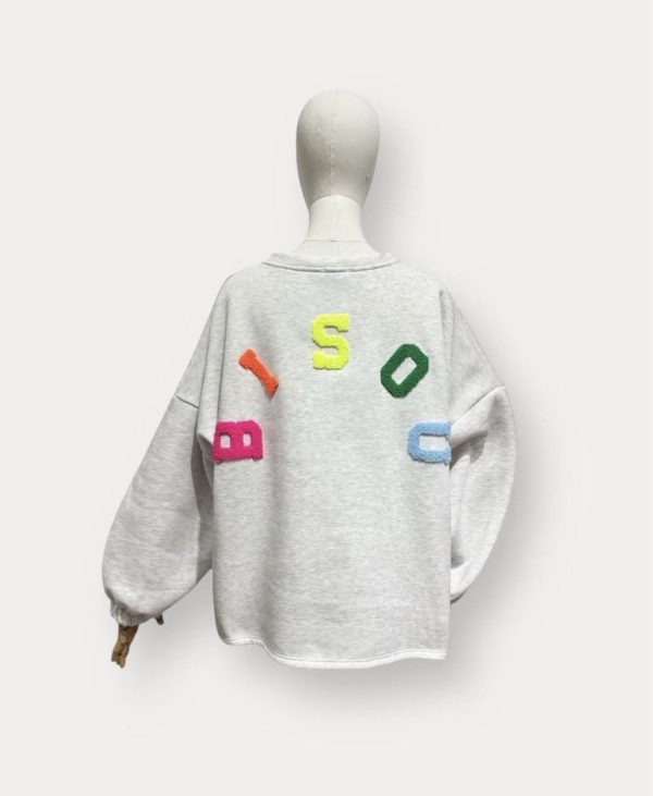 Sweat bisou gris