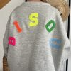 Sweat bisous multicolore