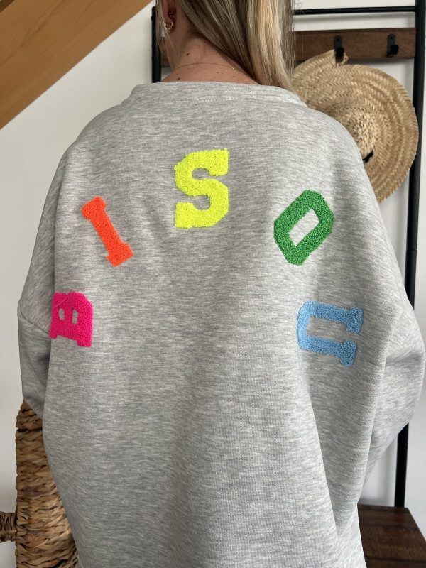 Sweat bisous multicolore