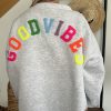 Sweat Good vibes multicolore