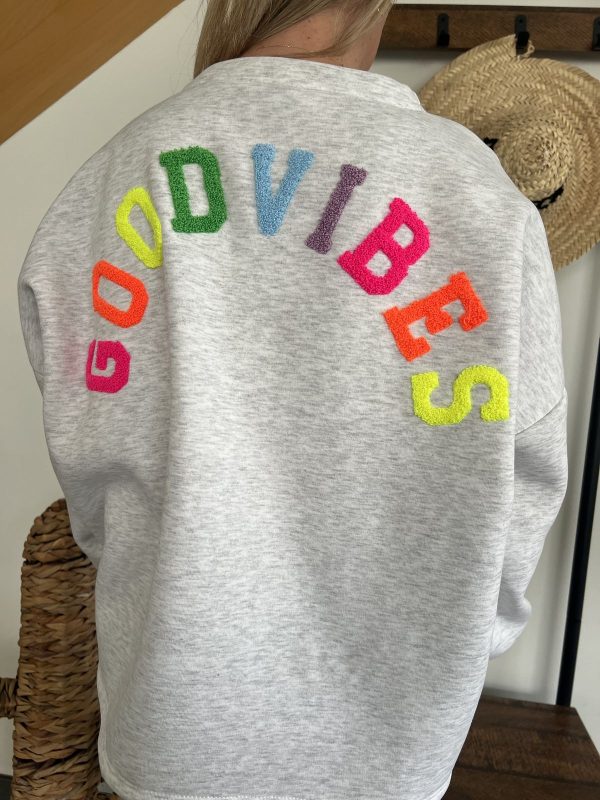 Sweat Good vibes multicolore