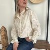 Chemise en broderie anglaise