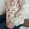 Veste sans manches floral