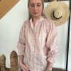 blouse pour femme aux motifs de rose