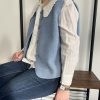 veste sans manches bleu ciel