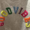 Sweat Good vibes multicolore
