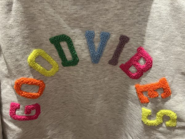 Sweat Good vibes multicolore
