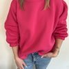 Sweat bisou fuchsia