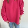 Sweat bisou fuchsia