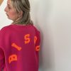Sweat bisou fuchsia
