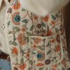 Veste sans manches floral