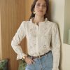 Chemise en broderie anglaise