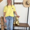 T-shirt Aloha jaune