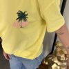 T-shirt Aloha jaune