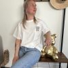 T-shirt crabe blanc