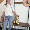 T-shirt crabe blanc