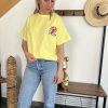T-shirt homard jaune