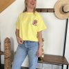 T-shirt homard jaune