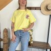 T-shirt homard jaune