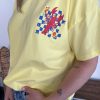 T-shirt femme homard jaune