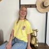 T-shirt homard jaune