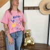 T-shirt rose le marché