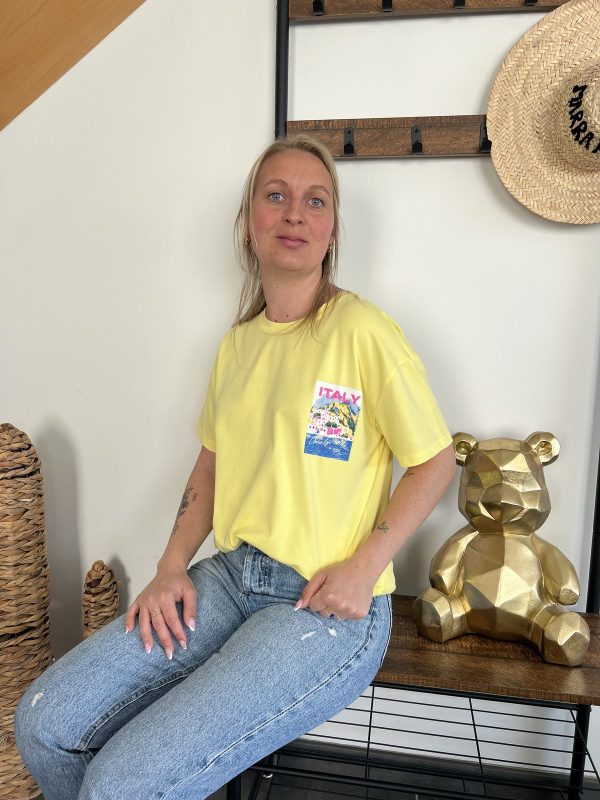 T-shirt Italy jaune