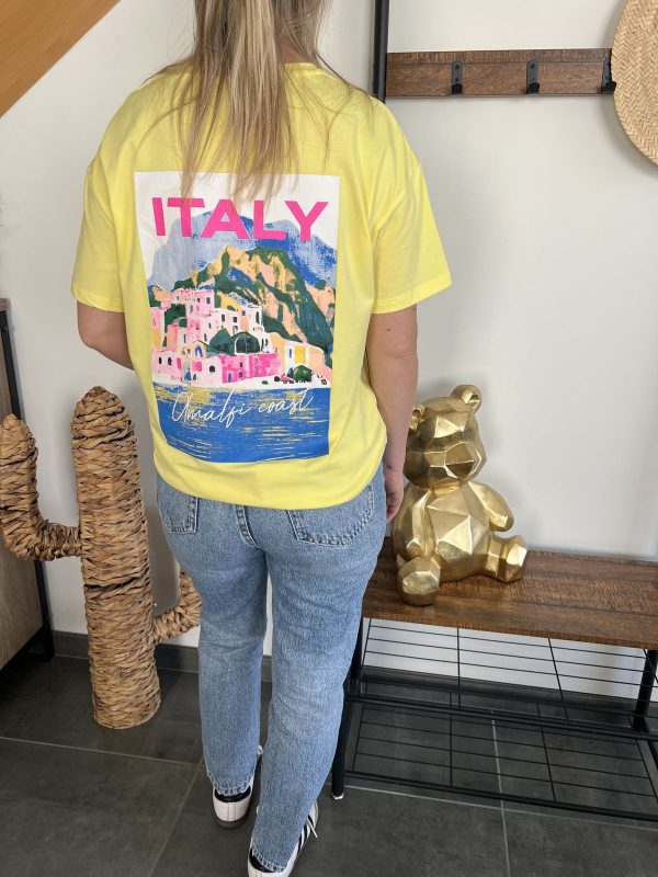 T-shirt Italy jaune