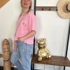 T-shirt coquillage rose