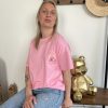 T-shirt coquillage rose