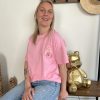 T-shirt coquillage rose