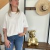 t-shirt blanc pour femme