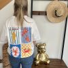 T-shirt homard blanc femme