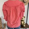 Chemise col claudine vichy