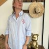 Chemise homard femme