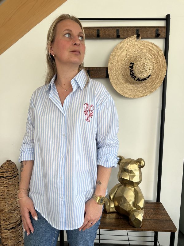Chemise homard femme