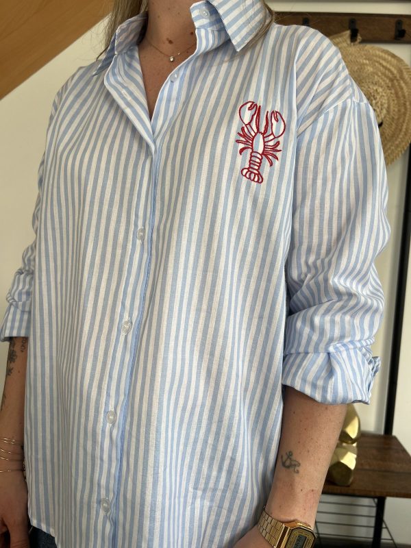 Chemise homard femme