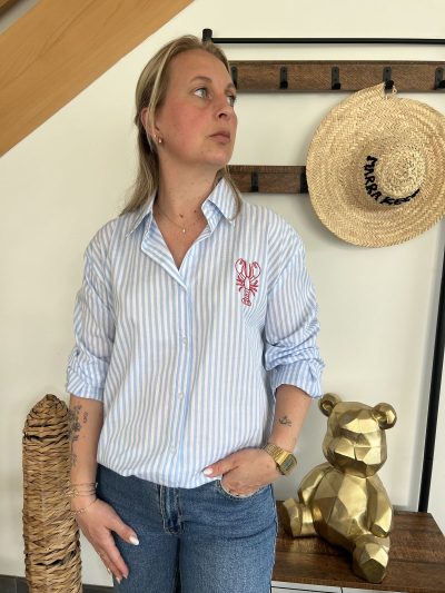 Chemise homard femme