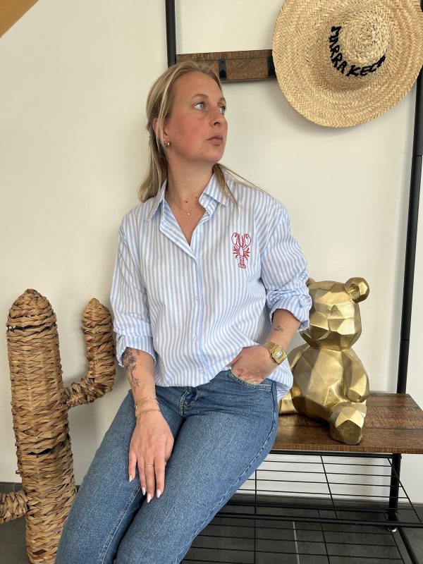 Chemise homard femme