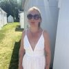 Robe longue blanche en broderie
